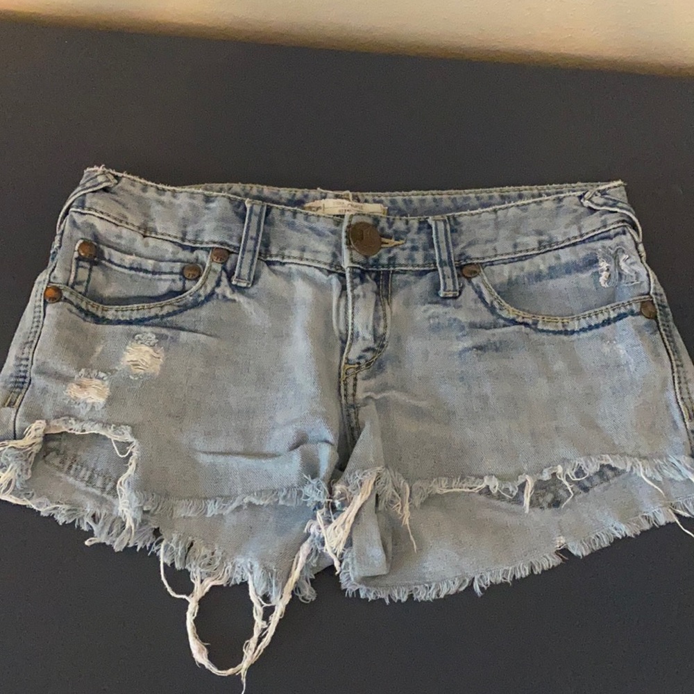 Free people cutoff denim shorts 27